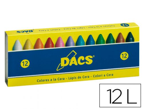Lapis cera dacs com 12 lapis , Dacs , 4395 , 8412529290008